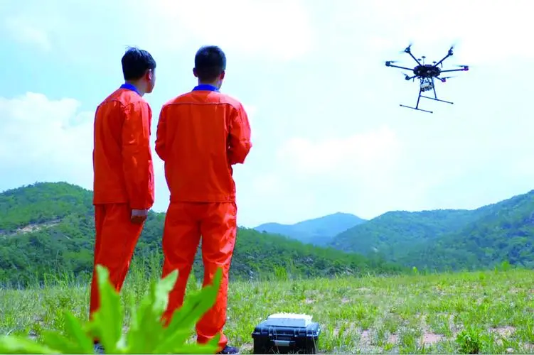 芙蓉无人机倾斜摄影巡检拍摄